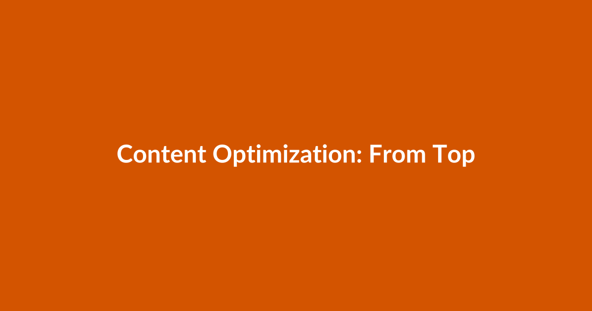 Content Optimization: From Topic to Meta with SEOStudio