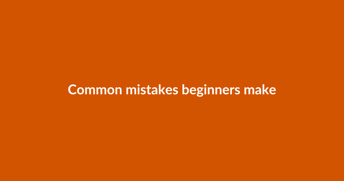 Common mistakes beginners make with robots.txt