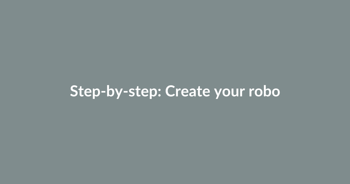 Step-by-step: Create your robots.txt using a free generator