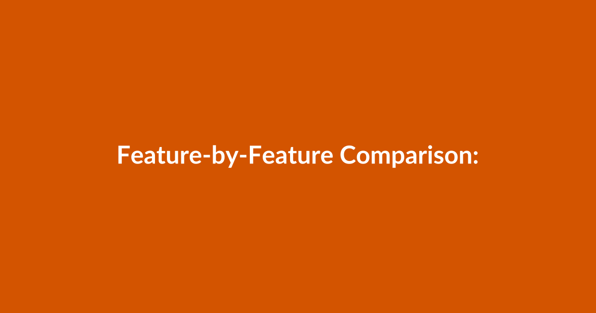 Feature-by-Feature Comparison: Where Tools Win or Fall Short