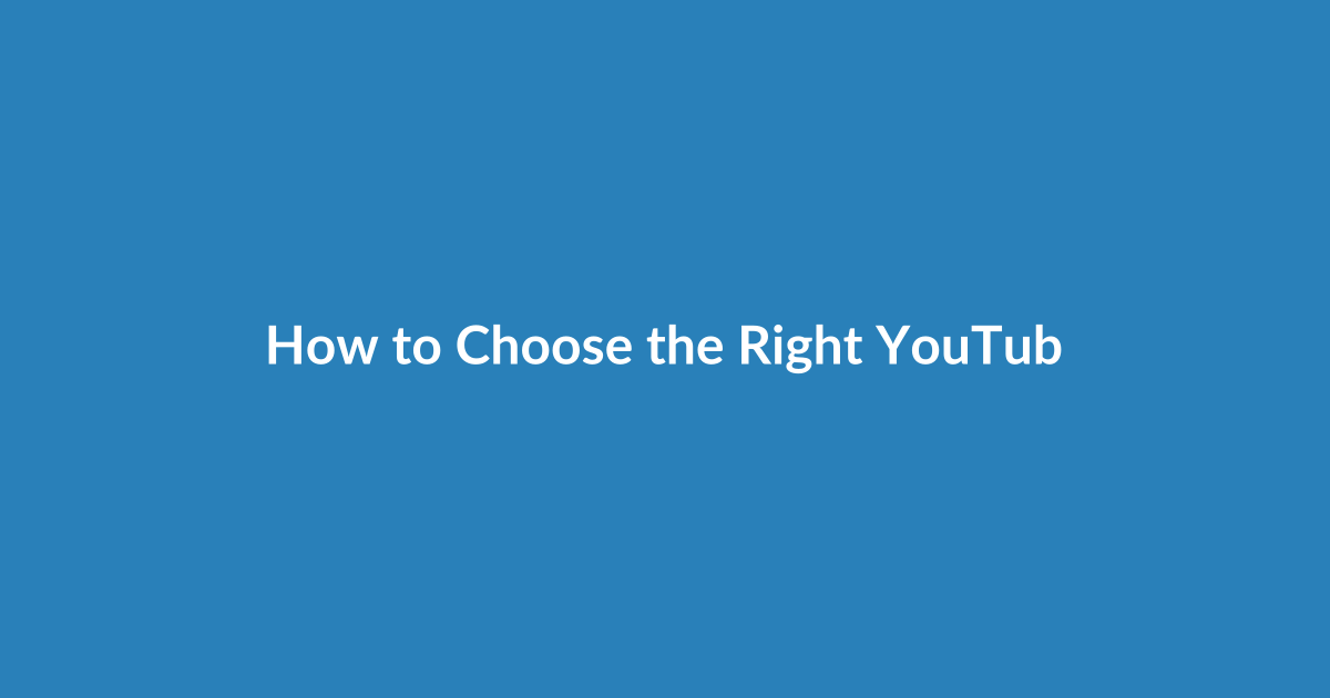 How to Choose the Right YouTube Ranking Tools