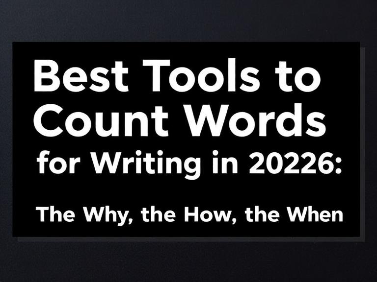 Best Tools to Count Words for Writing in 2026: The Why, the How, and the When